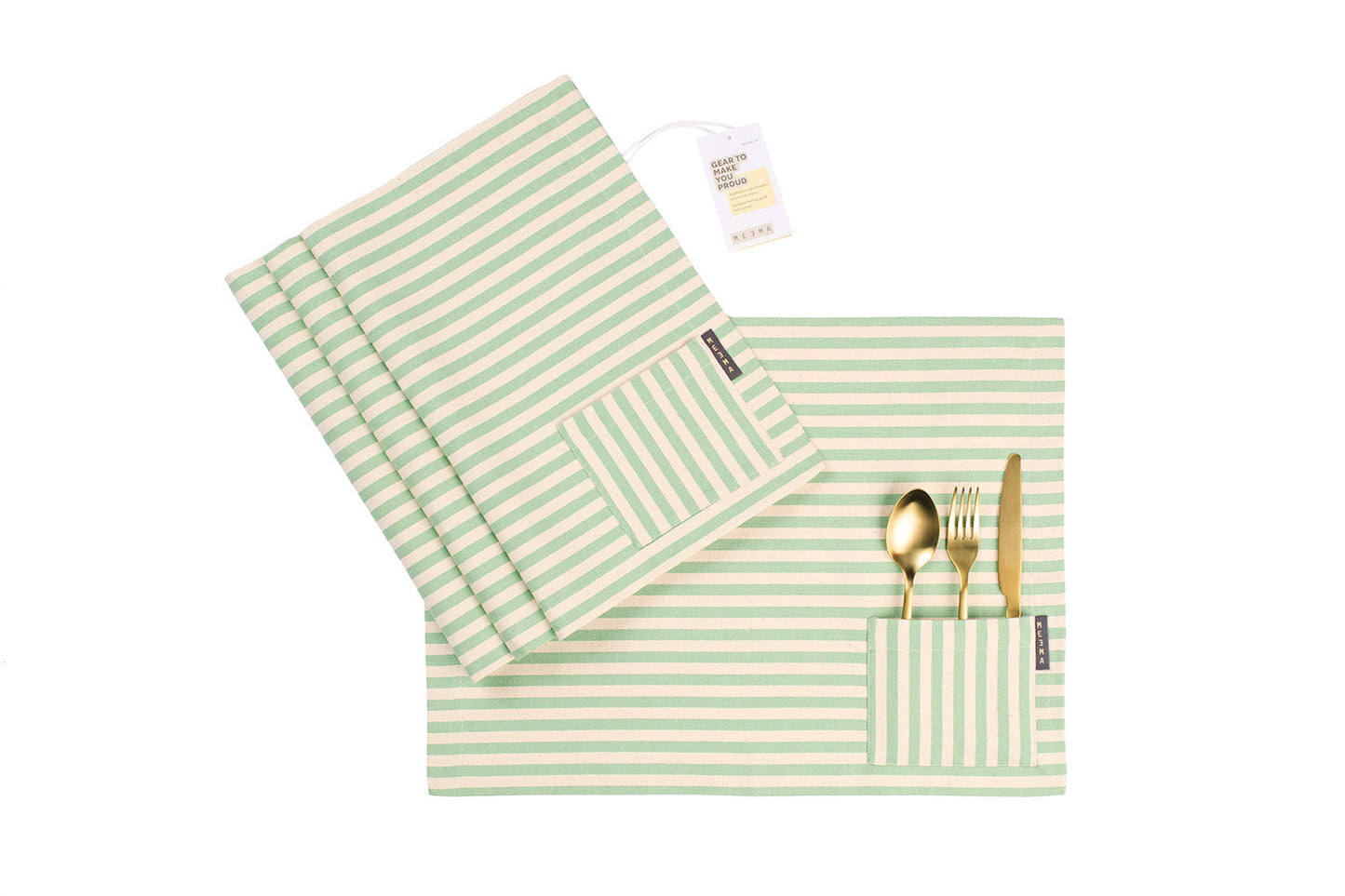 Cotton Cloth Placemats, Set of 4