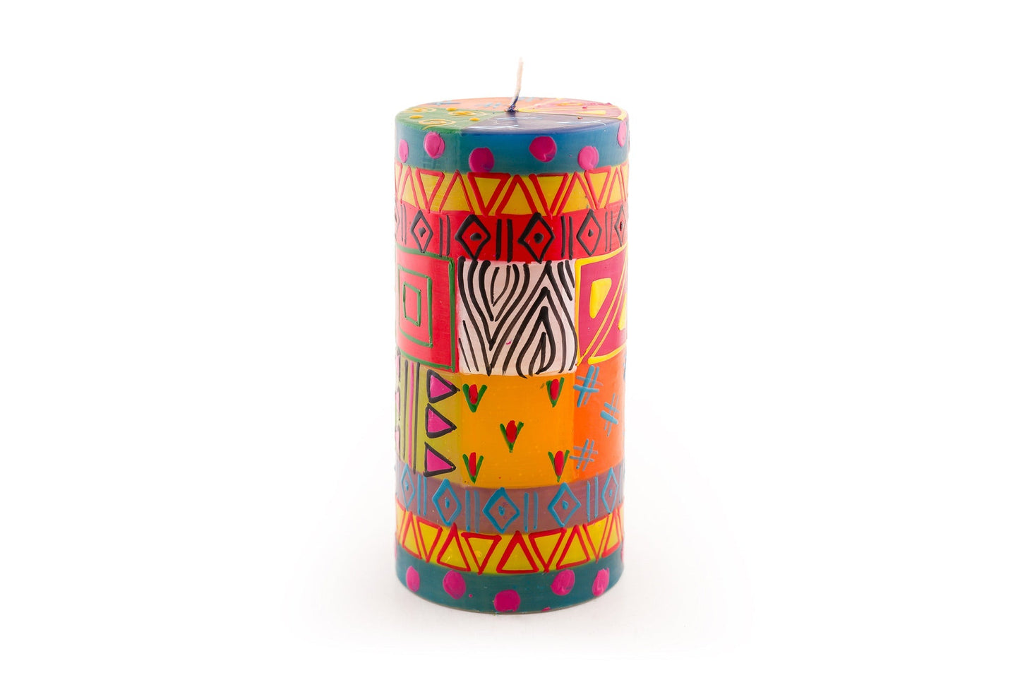 Multi Color Painted Candles