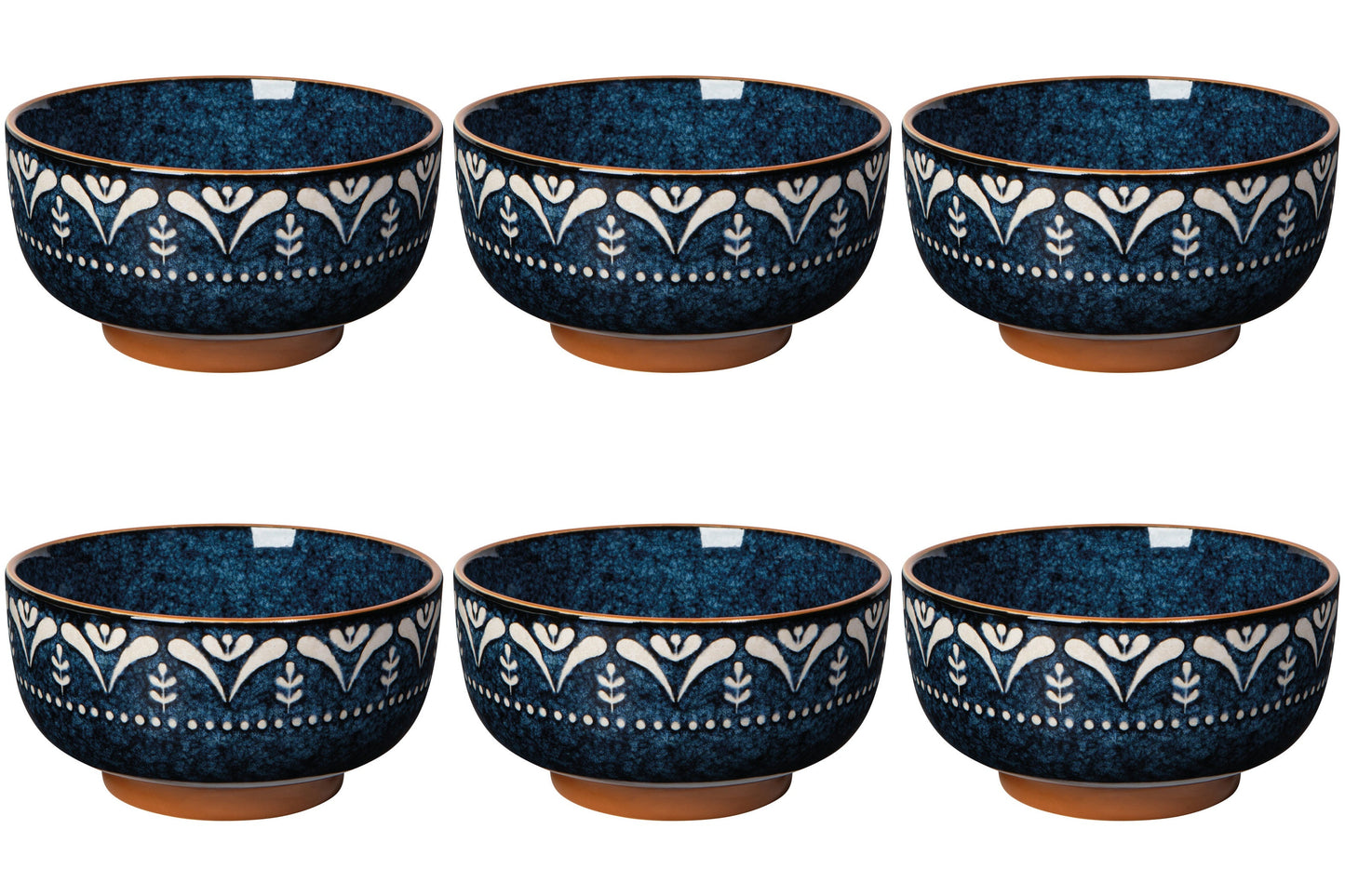 Set of 6 Nightbloom Soup Bowl 5.75 Inch