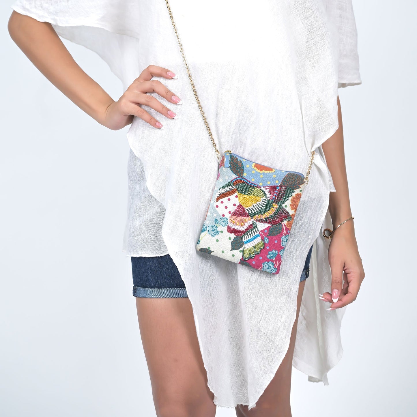 Song Bird Sling Bag - Maroon