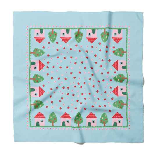 House Silk Medium Square Scarf