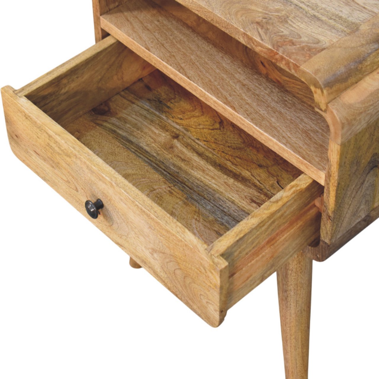 Solid Wood Newton Oak-ish Nightstand