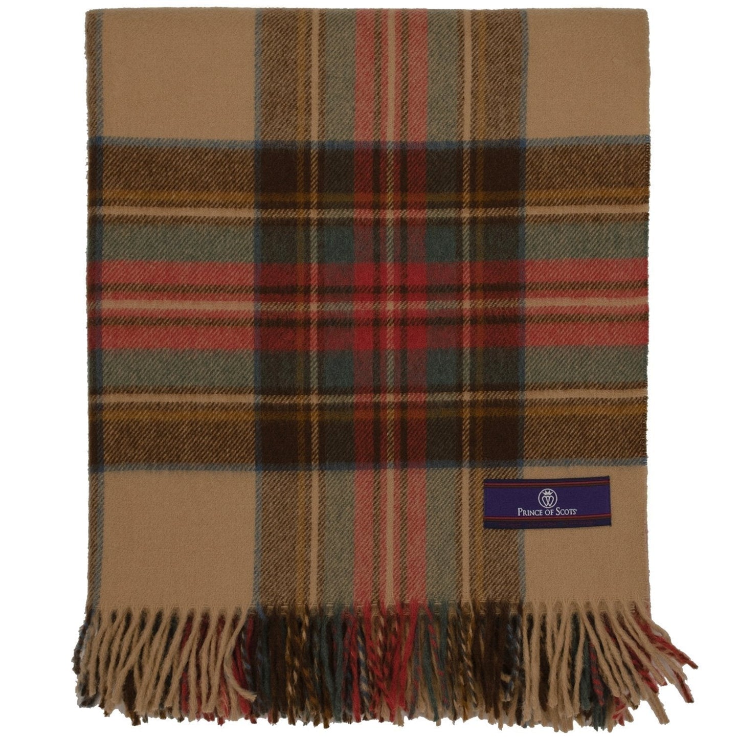 Prince of Scots Merino Wool Throw - Antique Dress Stewart