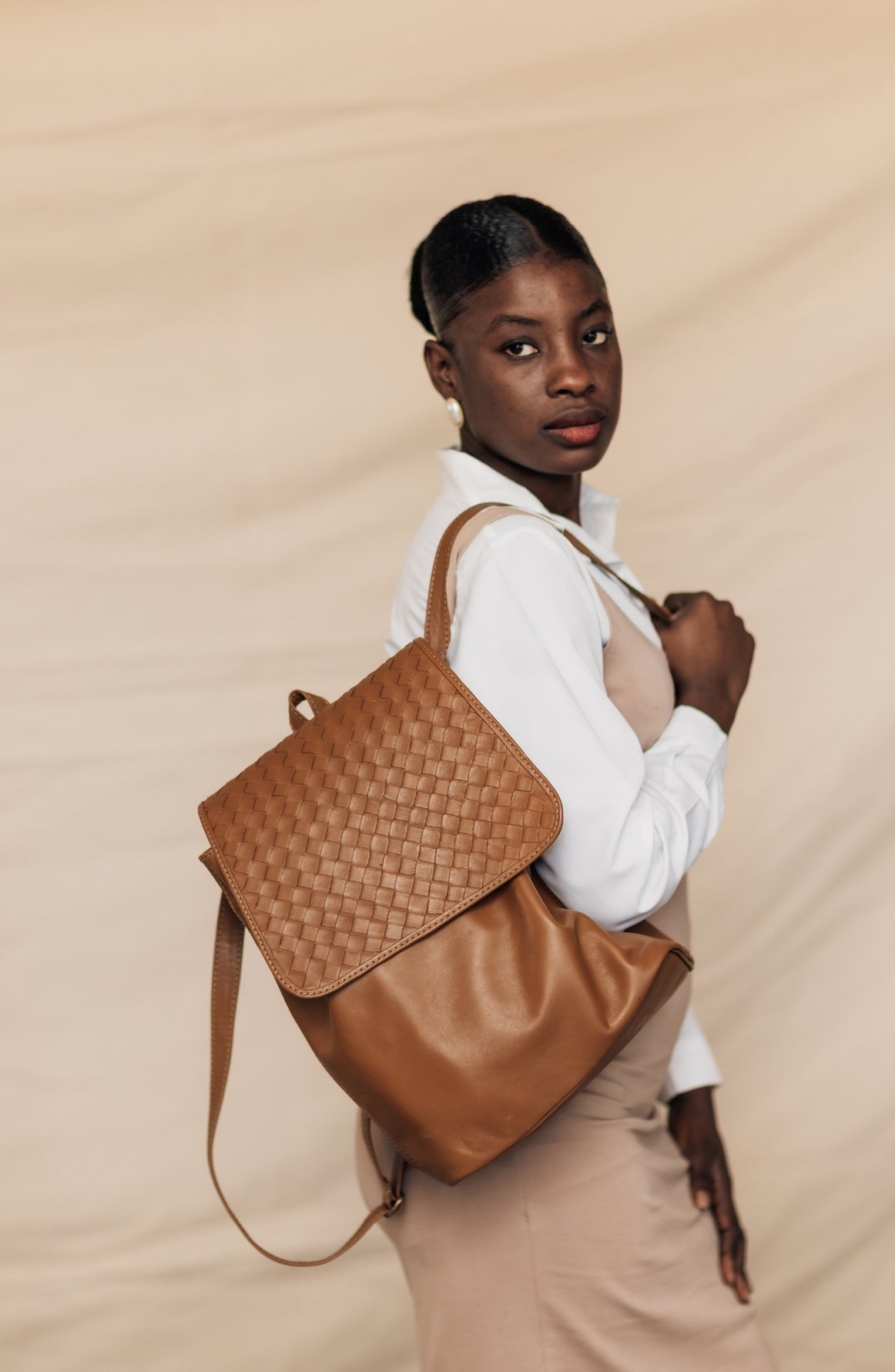 Woven Backpack