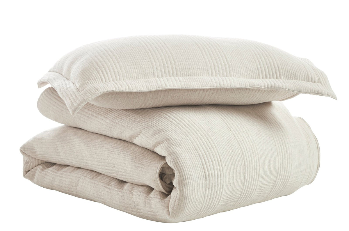 Savoy Quilted Jersey Duvet Cover