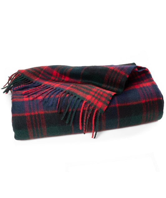 Highland Tartan Tweed Merino Wool Throw - Macdonald