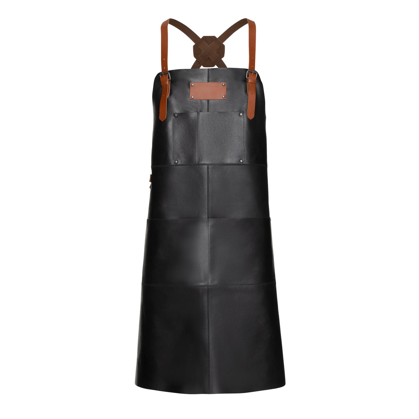 Theodore Black Leather Apron