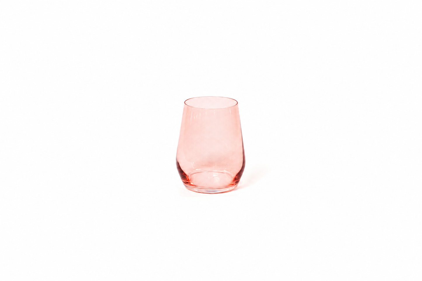 Tickle Me Pink - Colored Wine Glass