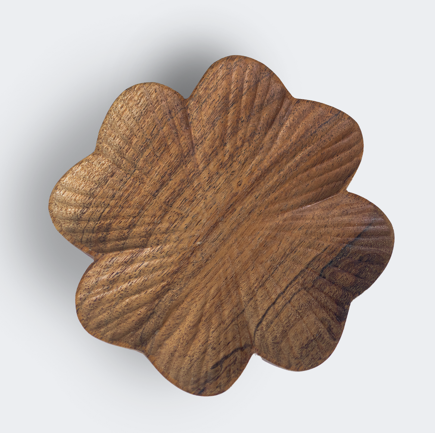 S/4 Handcarved Wooden Trinket Trays Gift Set