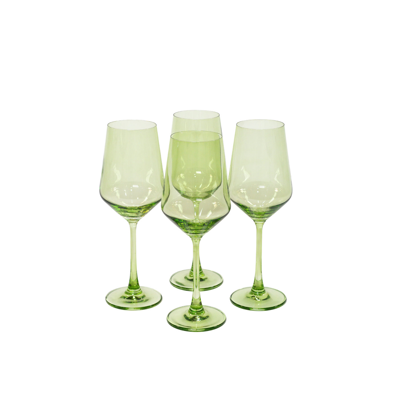 Matcha Green - Colored Wine Glass
