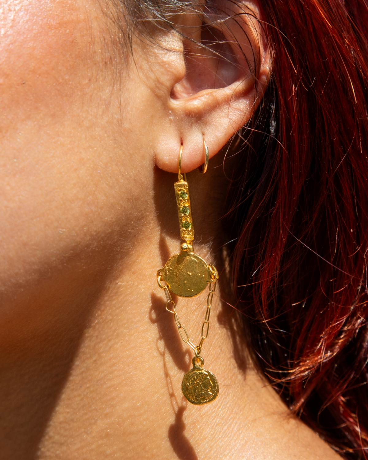 Evening Olivine Earrings