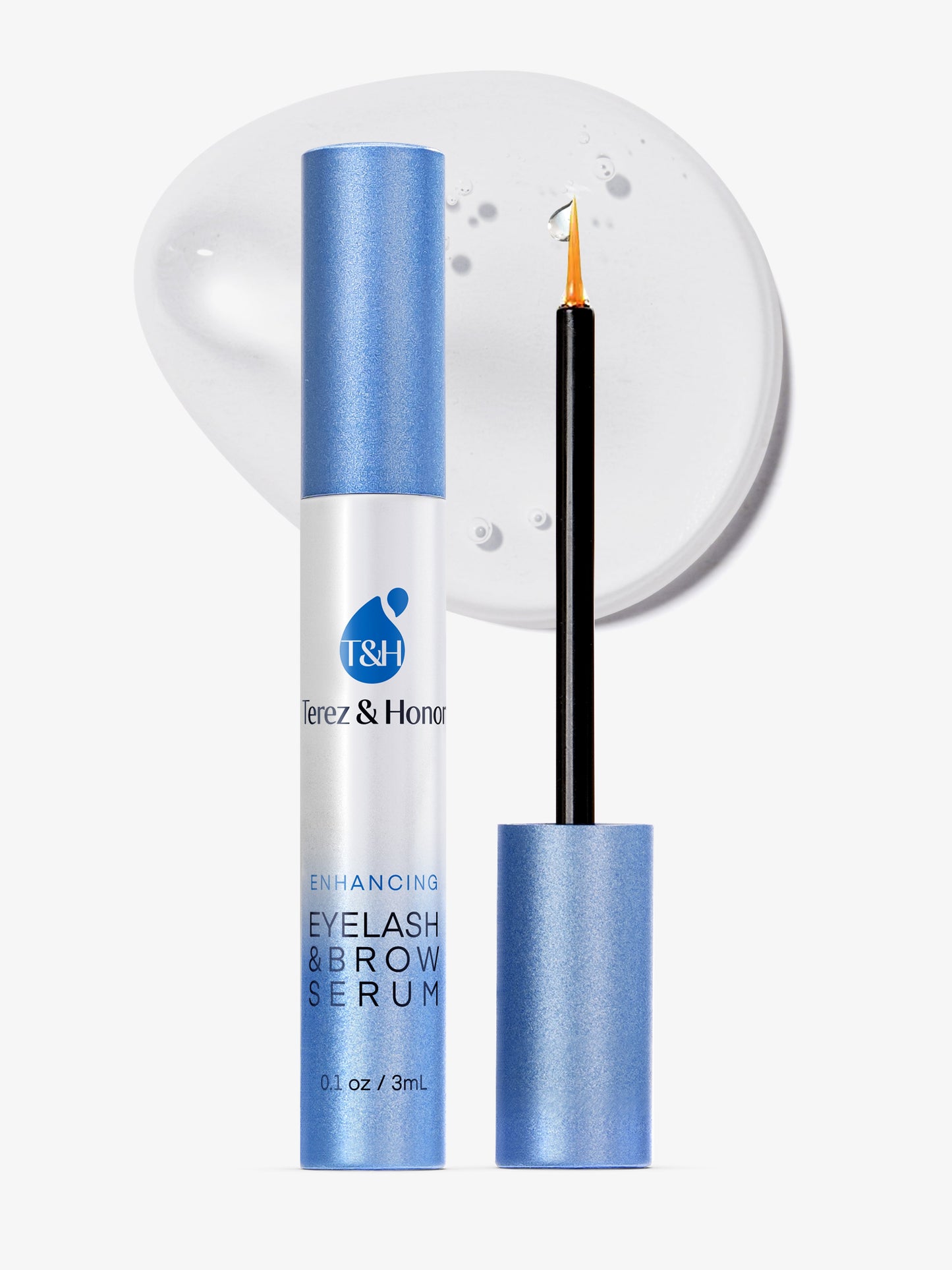 Terez & Honor Eye Care Set - Lash Serum, Under Eye Patches for Dark Circlesn, and 8% Caffeine Eye Cream - EYE LOVE ME SET