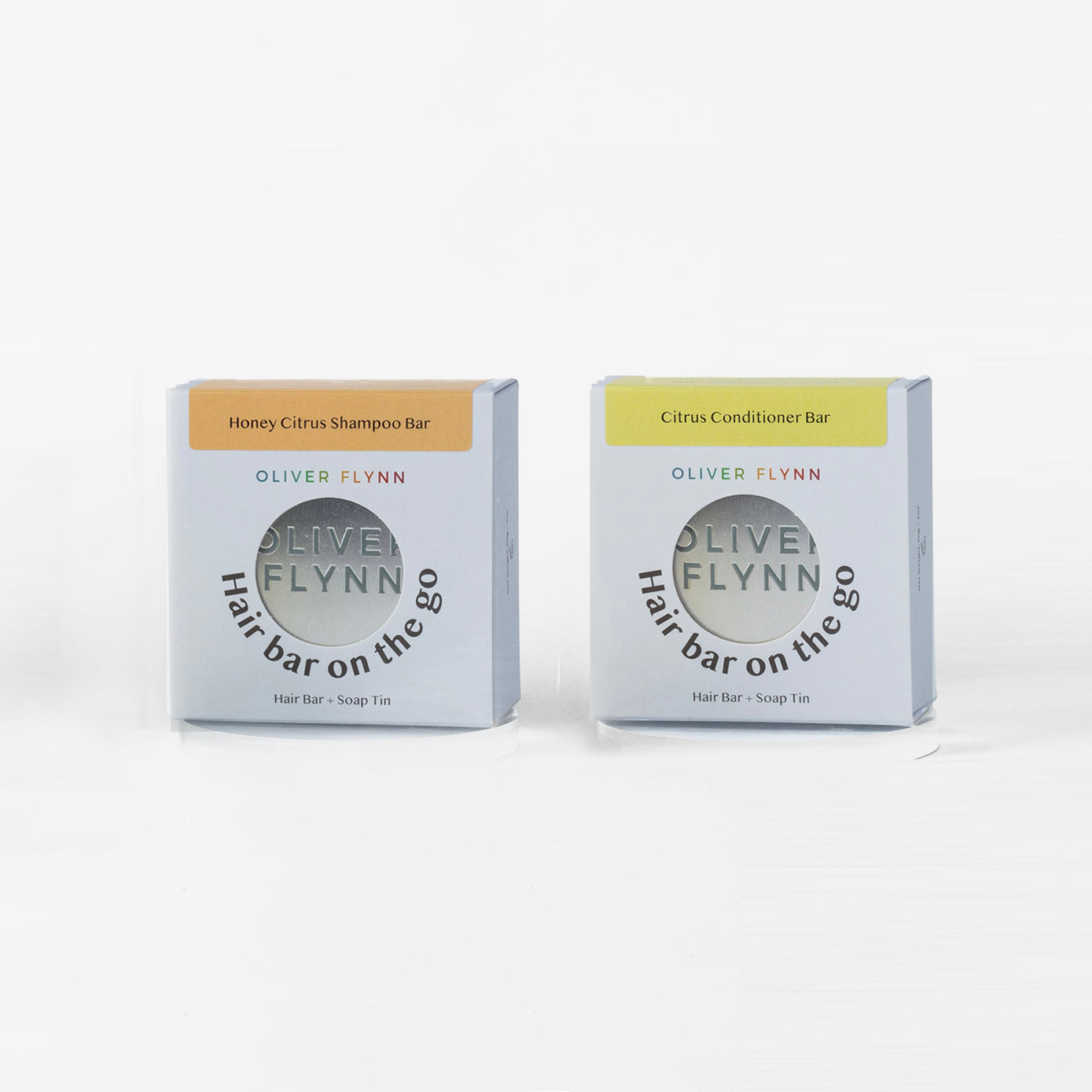 Honey Citrus Shampoo Bar and Conditioner Bar Travel Bundle