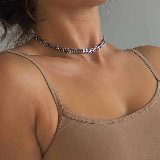 Alma Chain Necklace - Silver