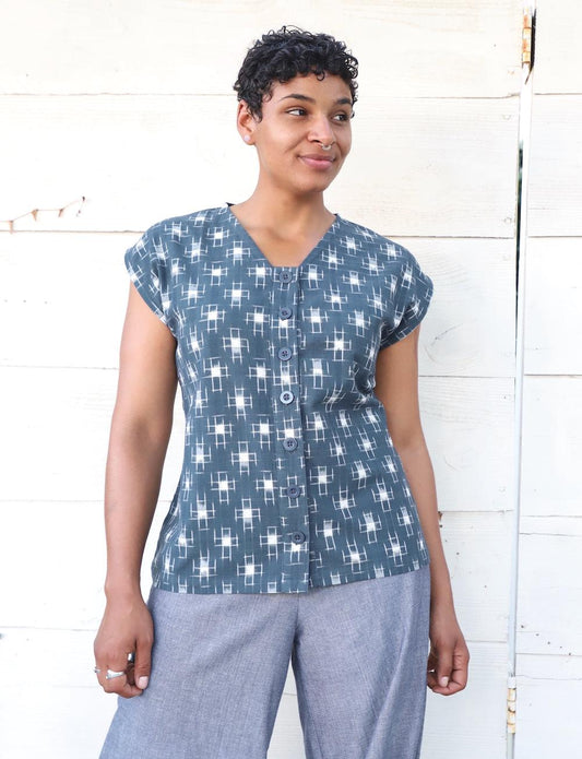 Anniki Button Top