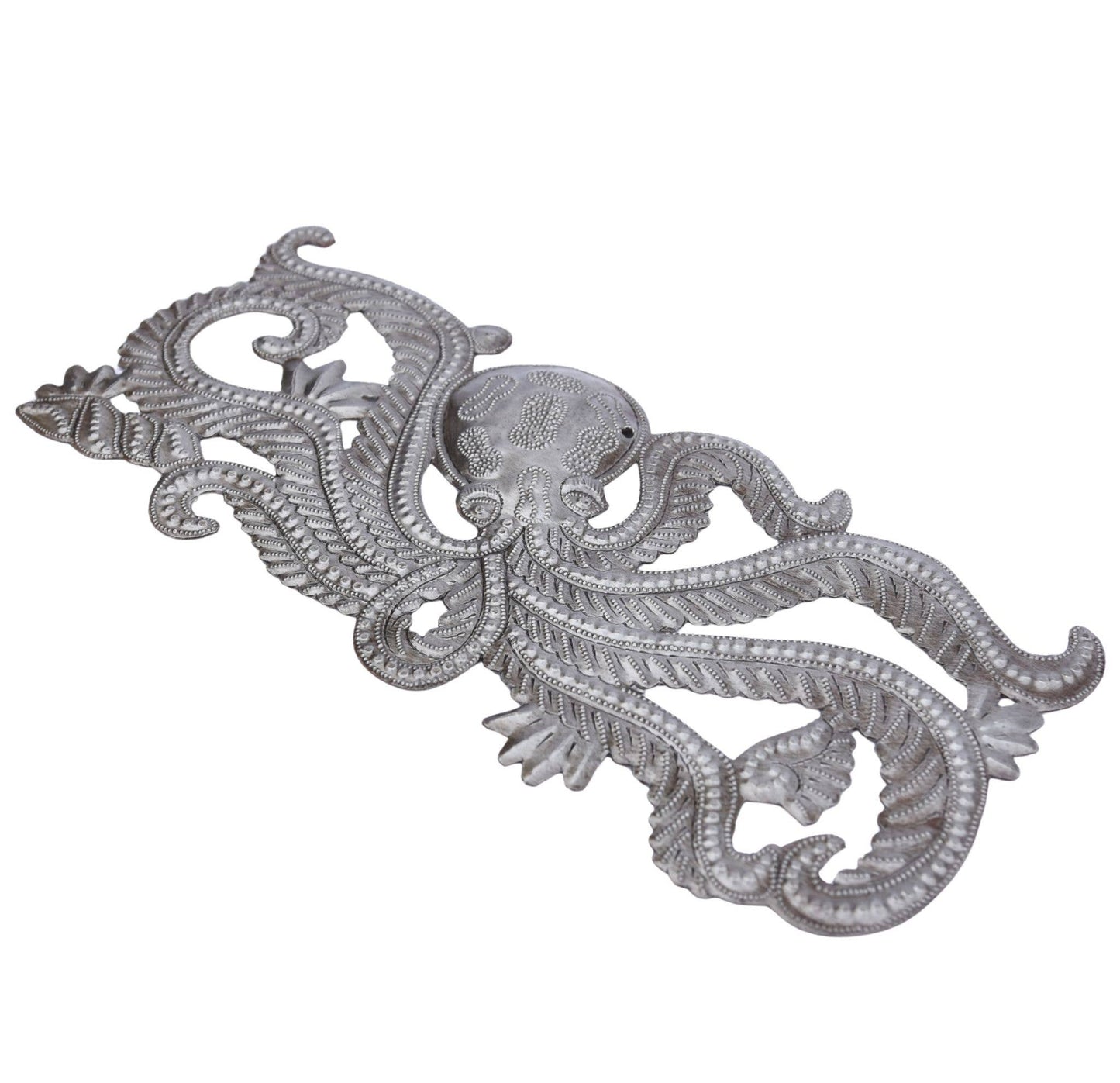 Fair Trade Haitian Octopus – Recycled Steel Metal Art
