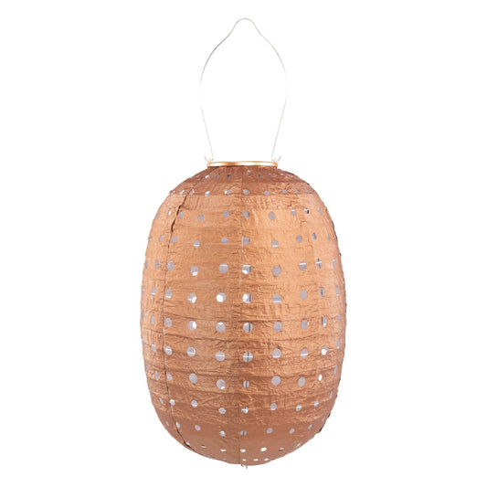 Soji Stella - Barrel Swiss Dot - 14" Solar Lantern