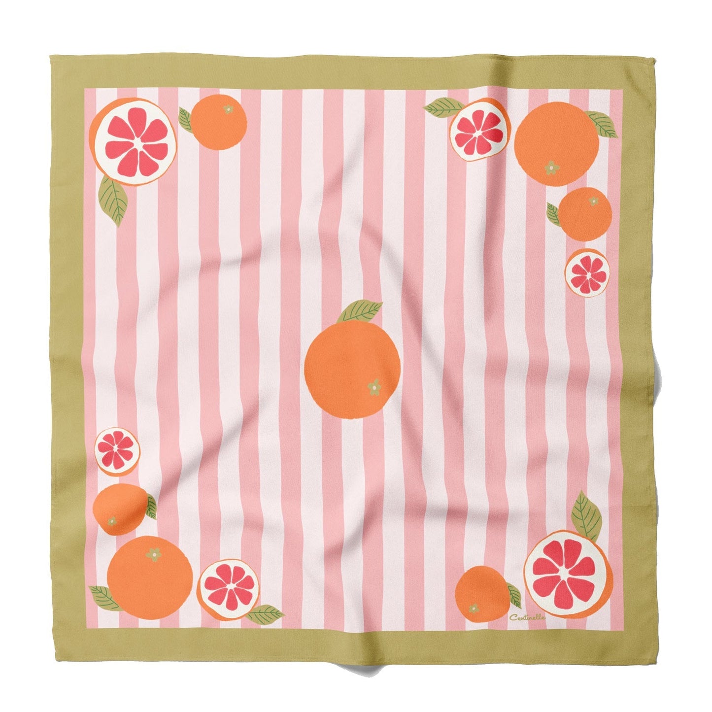 California Pomelo Cotton Silk Bandana