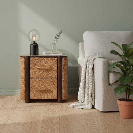 Solid Wood Havana Canefront Drawers