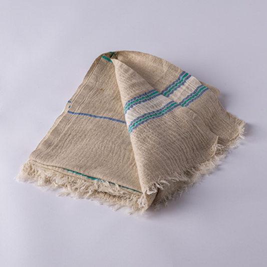 Hand loomed Muslin Linen Beach Towel