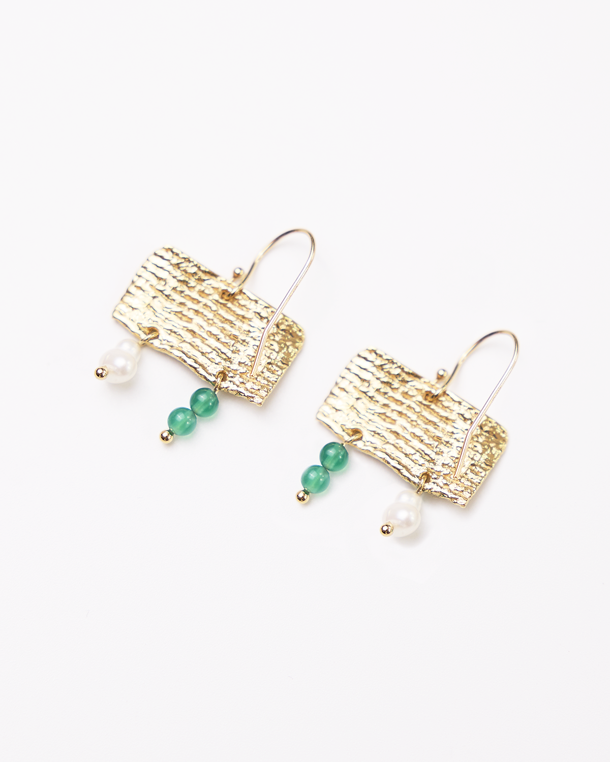 Vessel Earrings- 14K Gold Plate