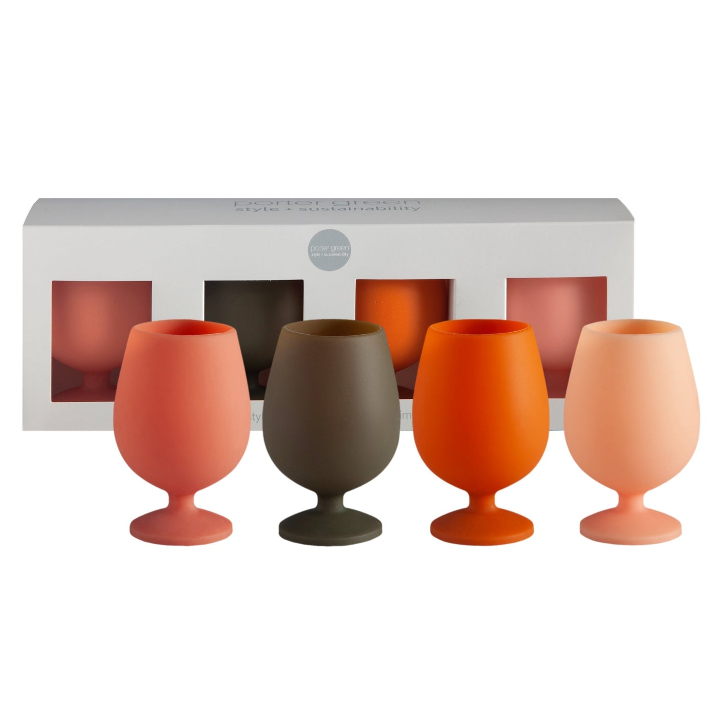 fall | stemm | silicone unbreakable wine glasses