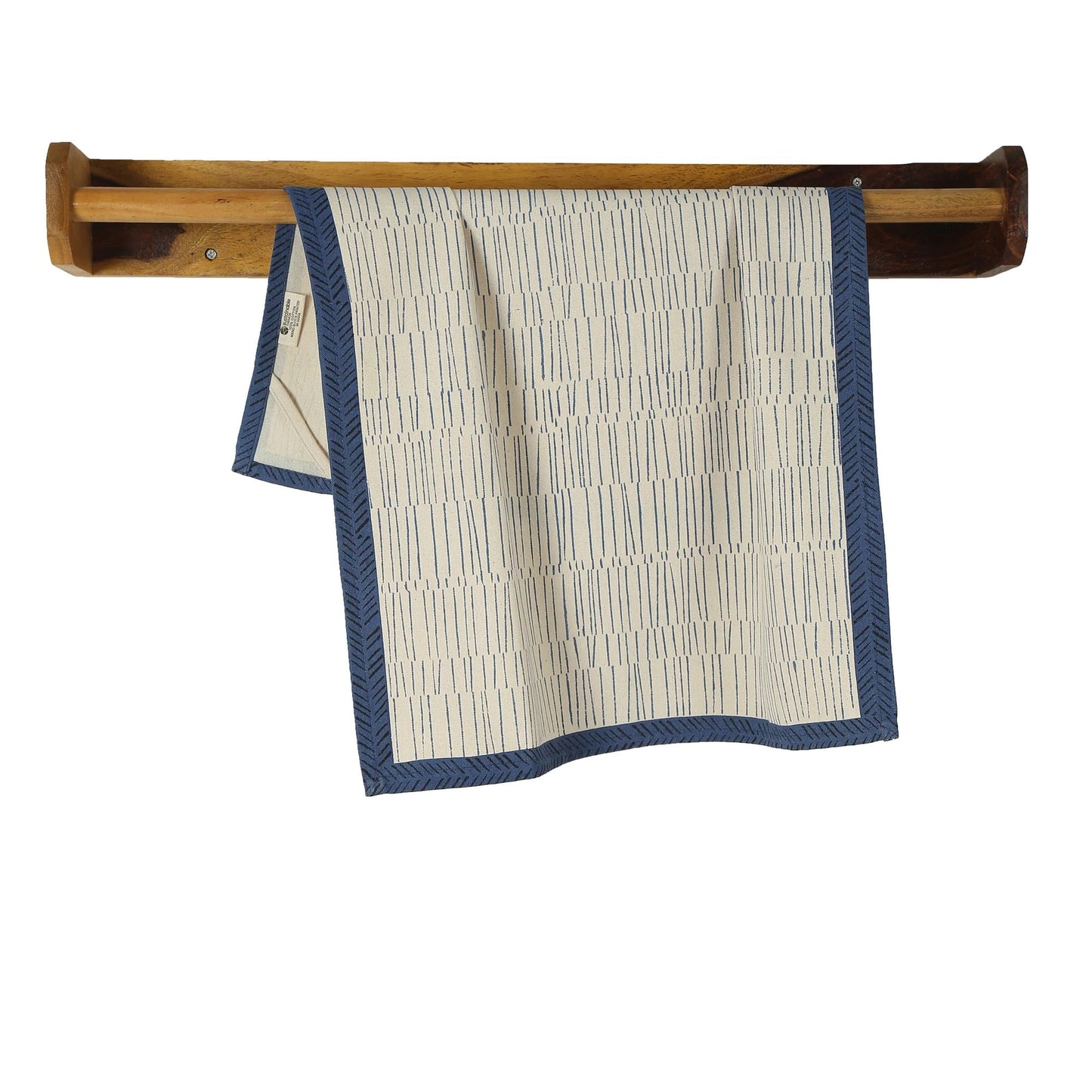 Hand Block Printed Kitchen Towels | Kora Cotton | Set of 2 | Fair Trade | TEA BREAK