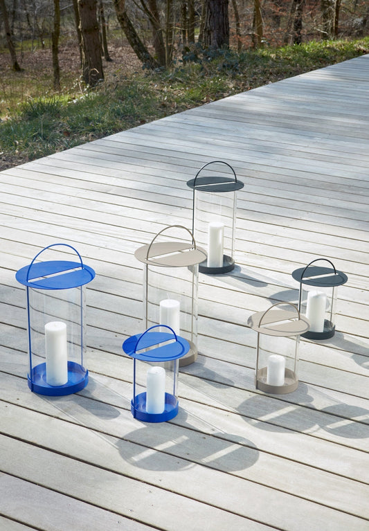 Maki Lantern - Small in Optic Blue