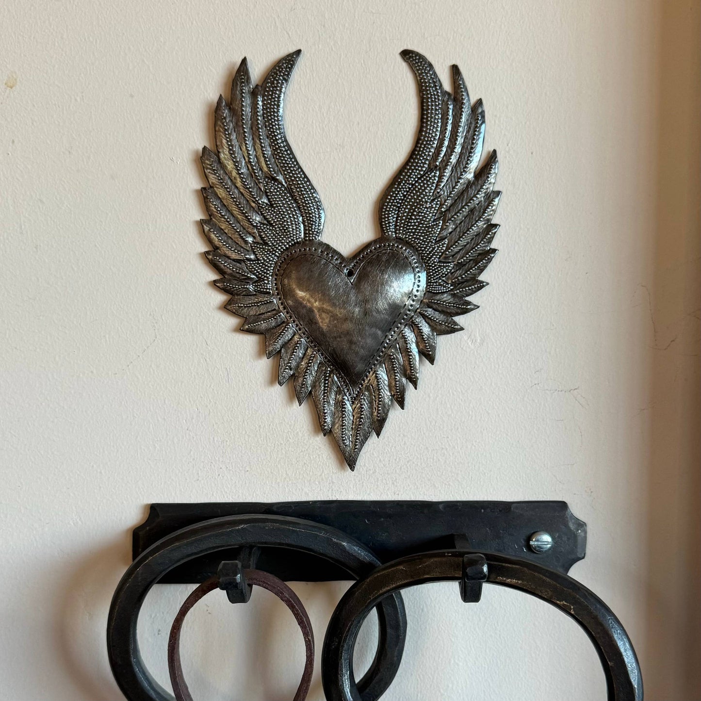 7.5" x 5.5" Flaming Sacred Heart, Milagro, Flaming Heart