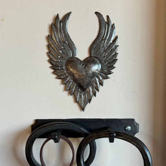 7.5" x 5.5" Flaming Sacred Heart, Milagro, Flaming Heart