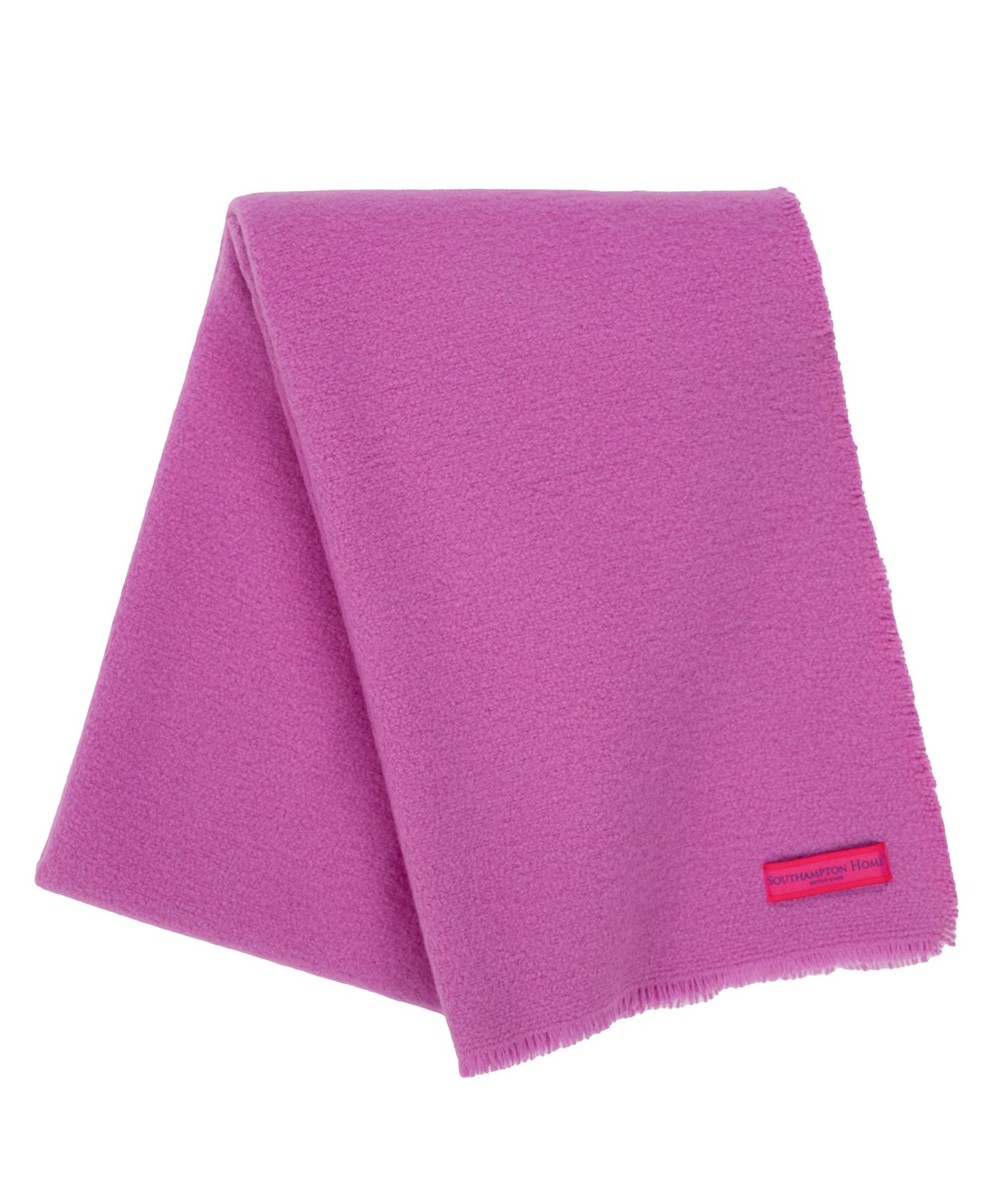 Boucle Extra Fine Merino Wool Throw - Pink