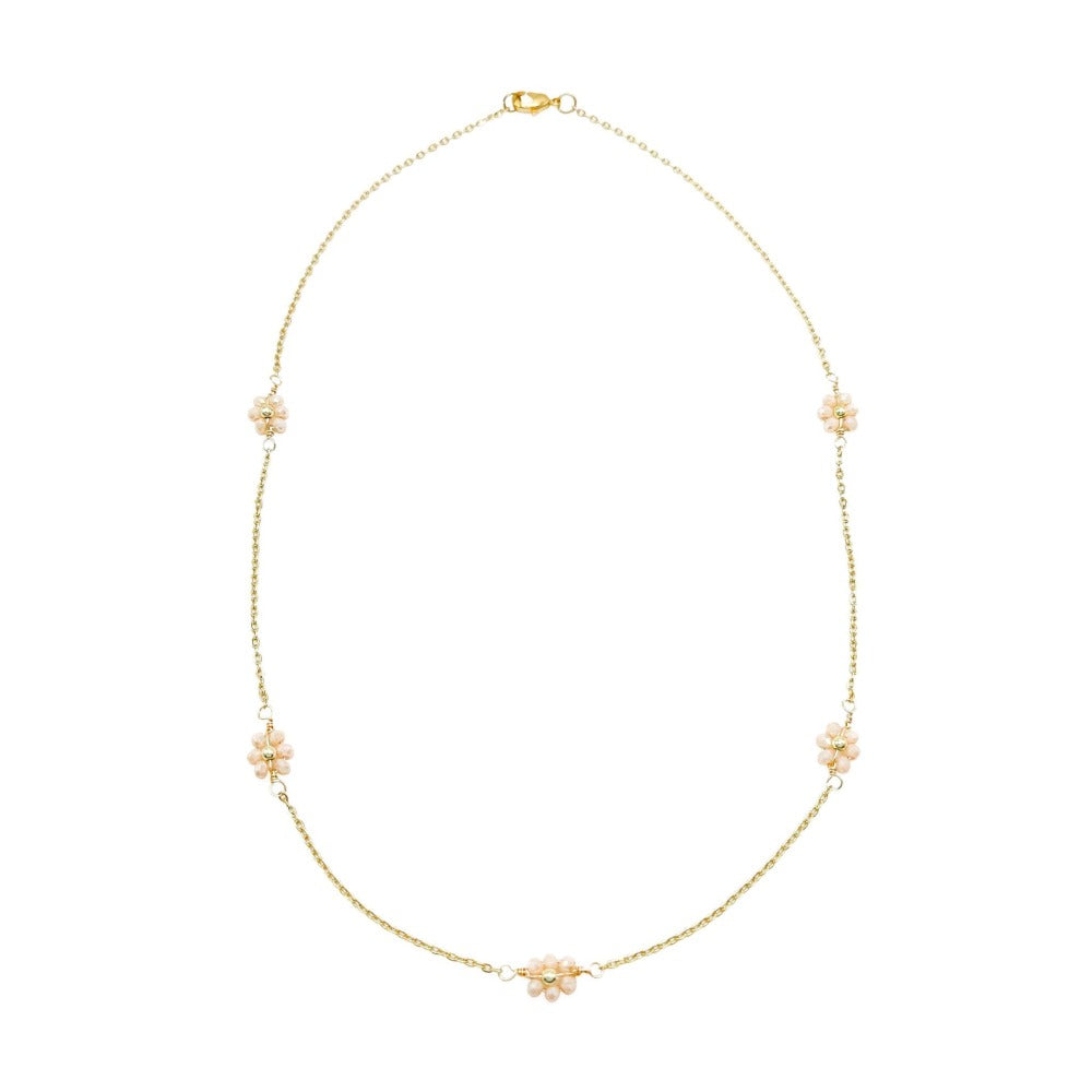 Daisy gold necklace