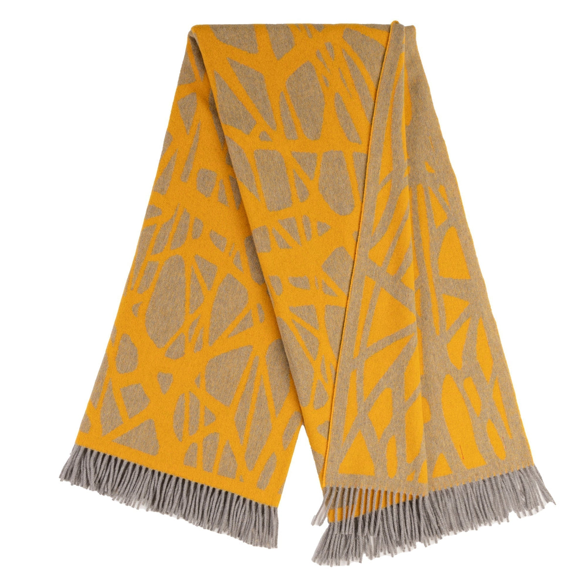 Southampton Home Monarch Merino Fleece Throw - Gold