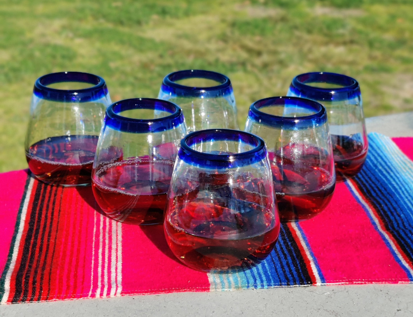 Stemless Wine Glasses - Set of 6