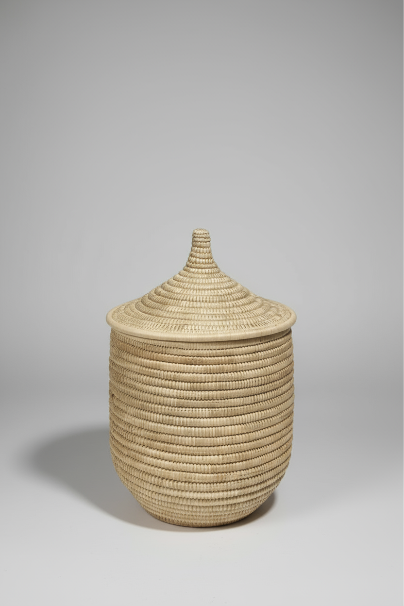 Phiri Woven Basket With Lid