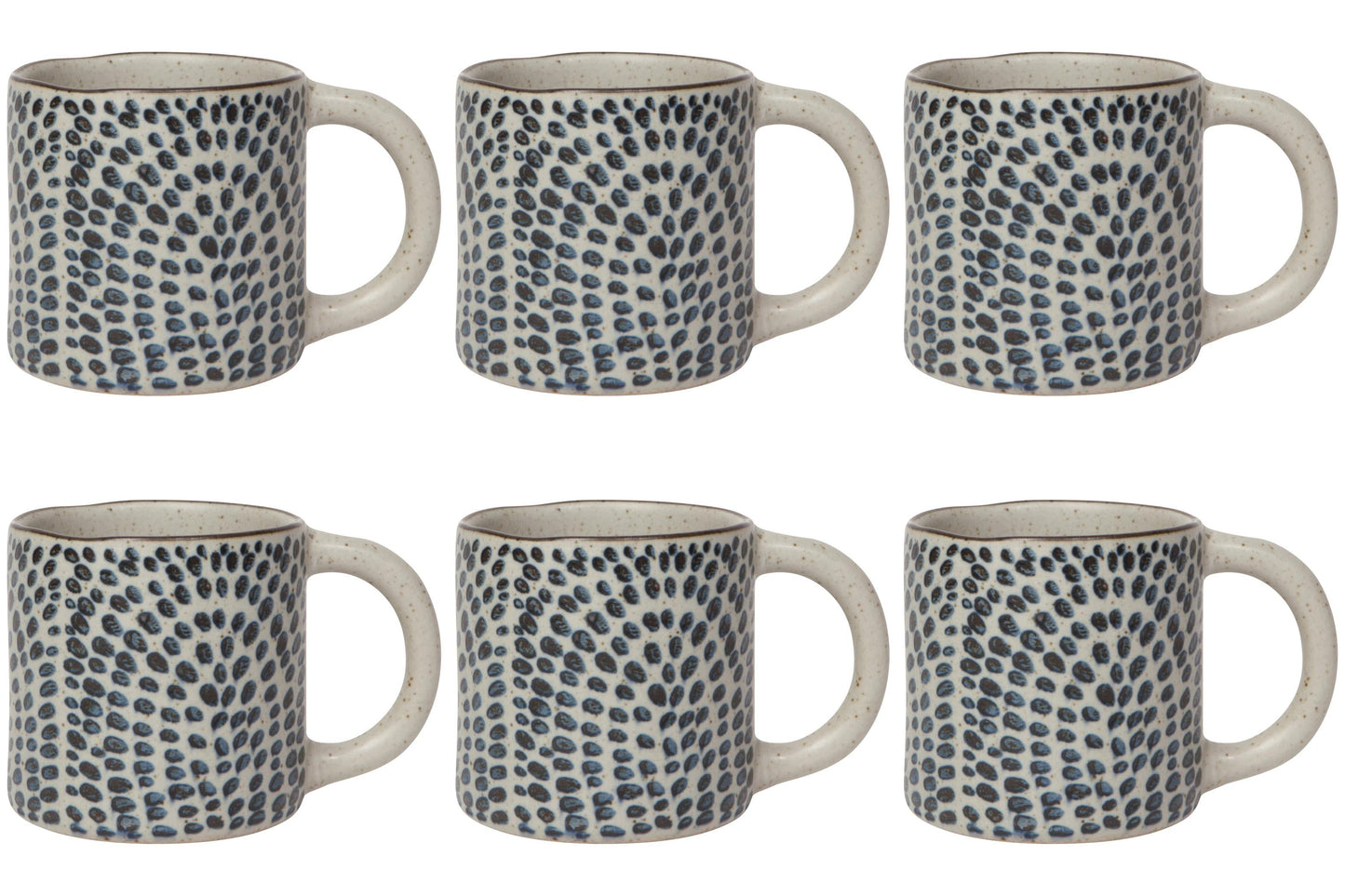 Set of 6 Droplet Element Mug