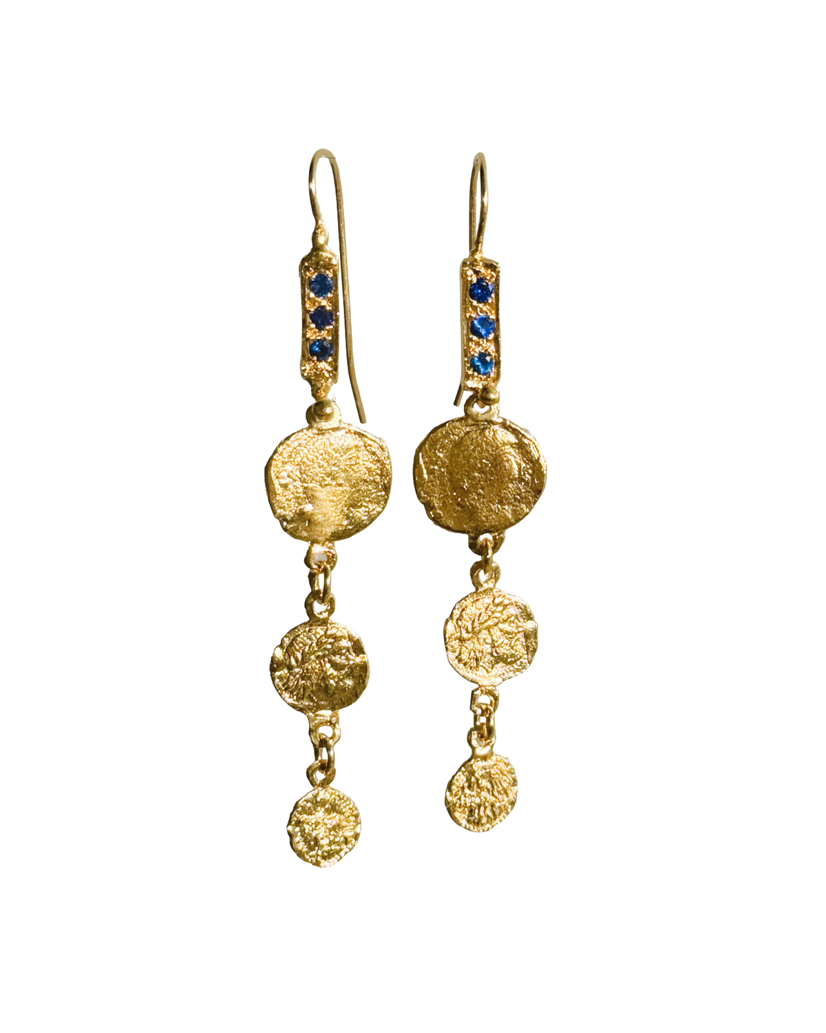 Little Lonely Sapphire Earrings