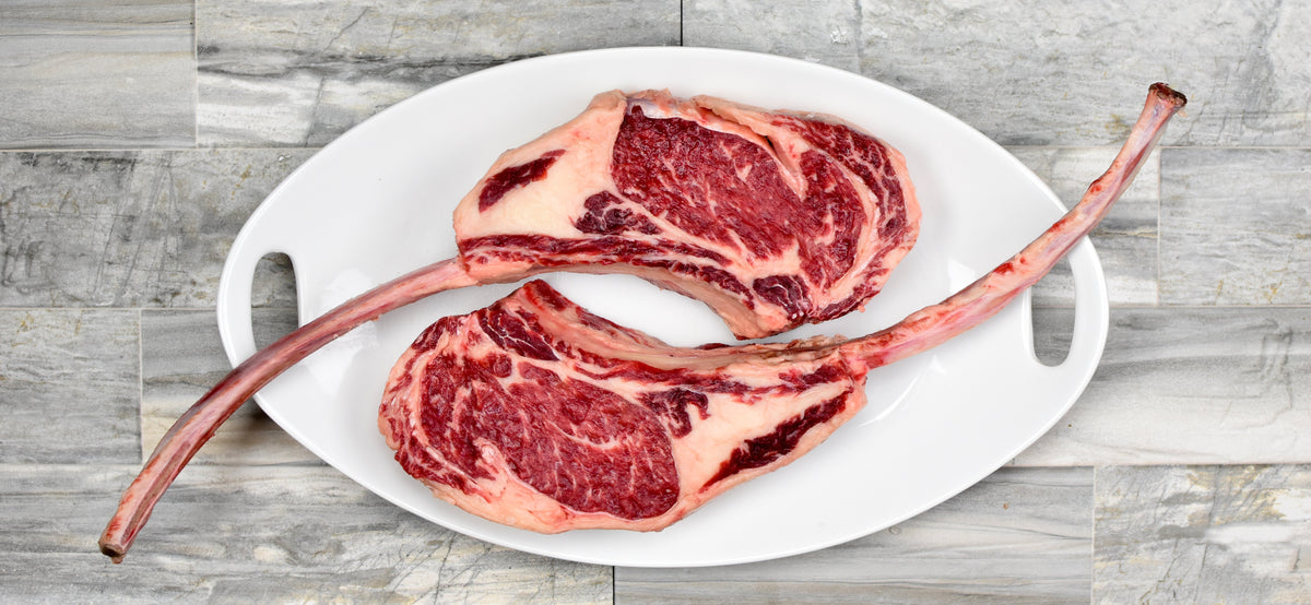 The Patio Daddy-O USDA Dry Aged Prime Tomahawk Chop (Set of 4)