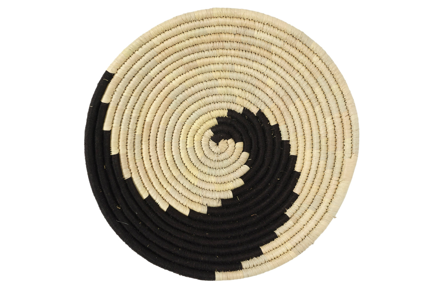Wall Basket Black Swirl