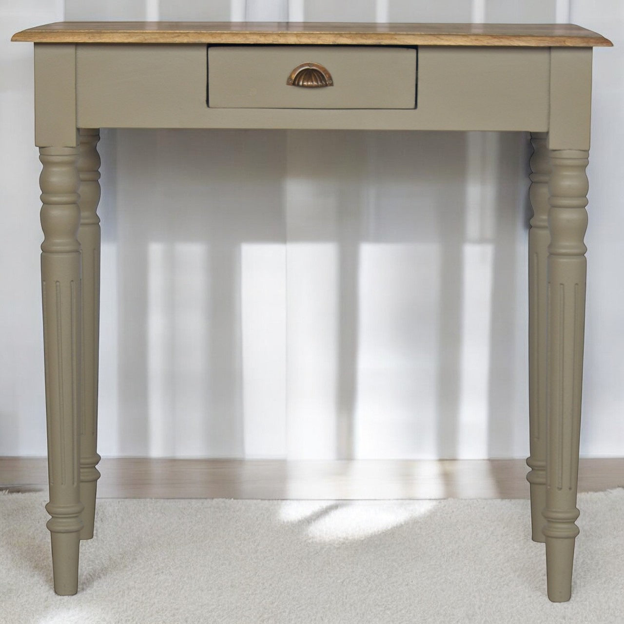 Solid Wood Hand Painted Writing Desk