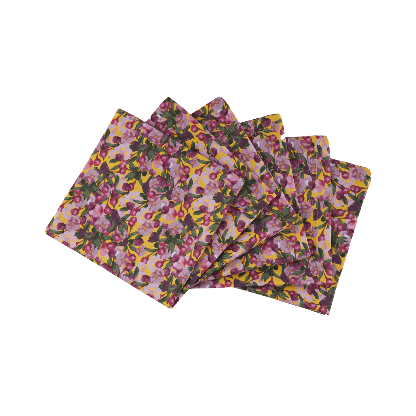 6 Napkins Romance is Dead Yellow