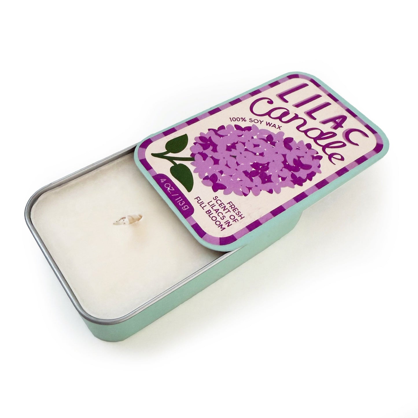 Lilac Candle & Tote Gift Set