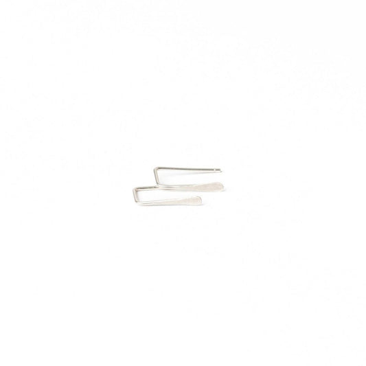Indra Staple Earrings in Sterling Silver