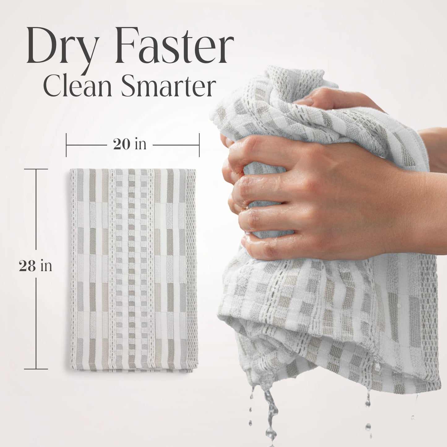 100% Organic Cotton Kitchen Towels