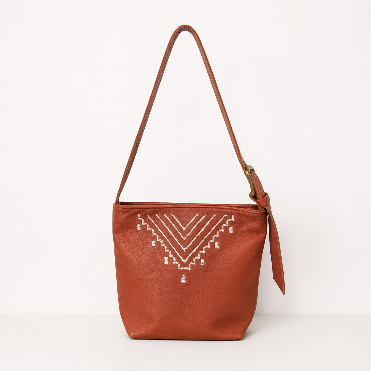 Kasbah Leather Bucket Tote