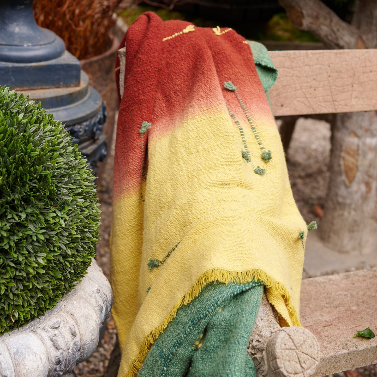 Textured Merino Throw