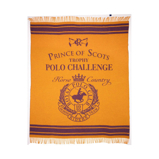The Polo Challenge Throw – Extra-Fine Italian Merino Wool