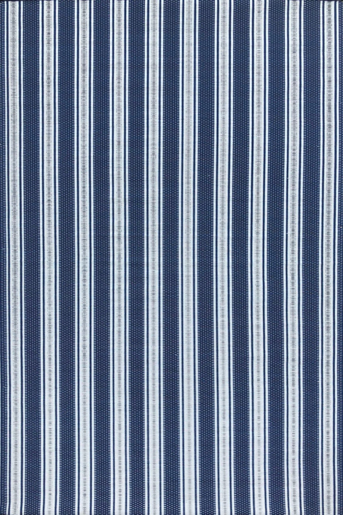 Vertical Stripe Blue & White