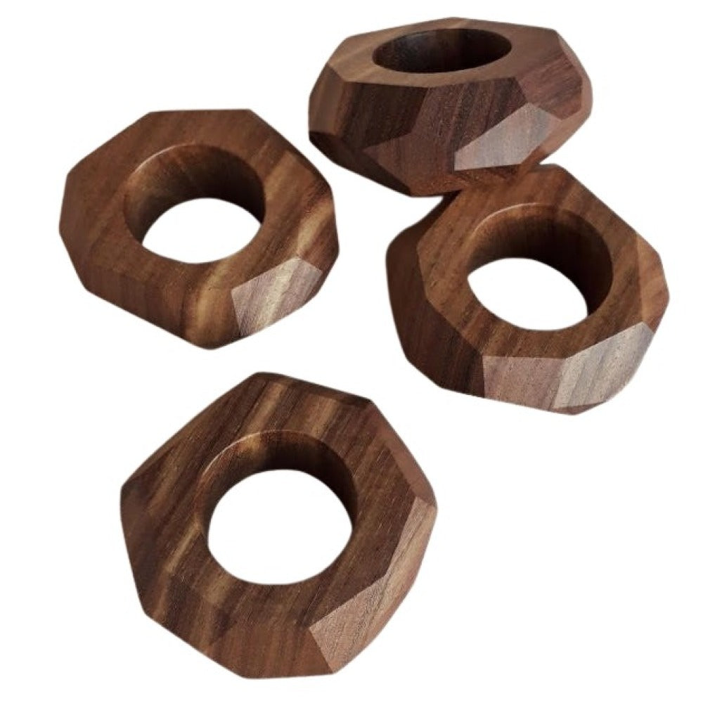 Dor+Kie Kiaat Wood Napkin Ring