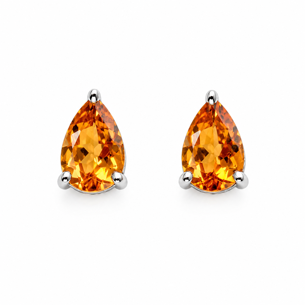 Teardrop Stud Earrings